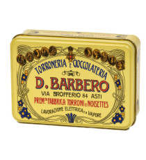 Scrigno regalo - con praline miste - 150 gr - metallo - giallo - Barbero Scrigno regalo - con praline miste - 150 gr - metallo - giallo - Barbero