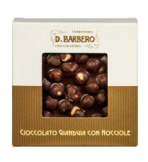 Tavoletta di cioccolato con nocciole - gianduja - 120 gr - Barbero Tavoletta di cioccolato con nocciole - gianduja - 120 gr - Barbero