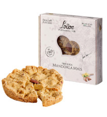 Torta sbrisola classica mandorla e mais - 200 gr - Loison Torta sbrisola classica mandorla e mais - 200 gr - Loison