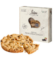 Torta sbrisola nocciola ciocco - 200 gr - Loison Torta sbrisola nocciola ciocco - 200 gr - Loison