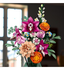 Lego Botanicals - Bouquet di fiori rosa - Lego 10342 The Botanical Collection con mazzo di Fiori Artificiali 749pz ANNI 18+ Lego Botanicals - Bouquet di fiori rosa - Lego 10342 The Botanical Collection con mazzo di Fiori Artificiali 749pz ANNI 18+