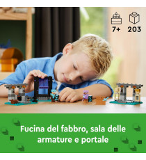 Lego Minecraft - L’Armeria - Lego 21252  Autentico giocattolo da gaming 203pz Anni 7+ Lego Minecraft - L’Armeria - Lego 21252  Autentico giocattolo da gaming 203pz Anni 7+