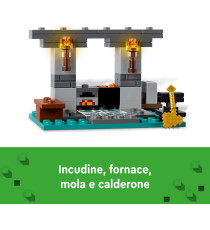 Lego Minecraft - L’Armeria - Lego 21252  Autentico giocattolo da gaming 203pz Anni 7+ Lego Minecraft - L’Armeria - Lego 21252  Autentico giocattolo da gaming 203pz Anni 7+