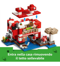Lego Minecraft - La casa del Mooshroom - Lego 21270 Gioco di ruolo con tanti personaggi Minecraft 500pz Anni 8+ Lego Minecraft - La casa del Mooshroom - Lego 21270 Gioco di ruolo con tanti personaggi Minecraft 500pz Anni 8+