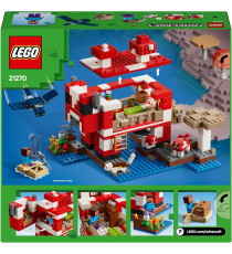 Lego Minecraft - La casa del Mooshroom - Lego 21270 Gioco di ruolo con tanti personaggi Minecraft 500pz Anni 8+ Lego Minecraft - La casa del Mooshroom - Lego 21270 Gioco di ruolo con tanti personaggi Minecraft 500pz Anni 8+