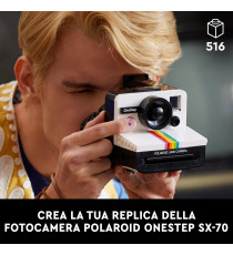 Lego Ideas - Fotocamera Polaroid OneStep SX-70 - Lego 21345 516pz Anni 18+ Lego Ideas - Fotocamera Polaroid OneStep SX-70 - Lego 21345 516pz Anni 18+