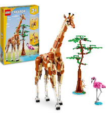 Lego Creator 3 in 1 - Animali del safari - Lego 31150 Giraffa e Fenicottero in 2 Gazzelle o in Leone e Farfalla 780pz Anni 9+ Lego Creator 3 in 1 - Animali del safari - Lego 31150 Giraffa e Fenicottero in 2 Gazzelle o in Leone e Farfalla 780pz Anni 9+