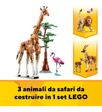 Lego Creator 3 in 1 - Animali del safari - Lego 31150 Giraffa e Fenicottero in 2 Gazzelle o in Leone e Farfalla 780pz Anni 9+ Lego Creator 3 in 1 - Animali del safari - Lego 31150 Giraffa e Fenicottero in 2 Gazzelle o in Leone e Farfalla 780pz Anni 9+