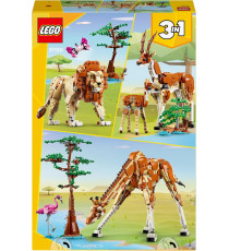 Lego Creator 3 in 1 - Animali del safari - Lego 31150 Giraffa e Fenicottero in 2 Gazzelle o in Leone e Farfalla 780pz Anni 9+ Lego Creator 3 in 1 - Animali del safari - Lego 31150 Giraffa e Fenicottero in 2 Gazzelle o in Leone e Farfalla 780pz Anni 9+