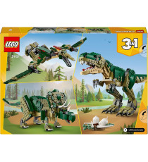 Lego Creator 3 in 1 - T. rex - Lego 31151 3 Modellini Snodabili come T. Rex, Triceratopo o Pterodattilo 626pz Anni 9+ Lego Creator 3 in 1 - T. rex - Lego 31151 3 Modellini Snodabili come T. Rex, Triceratopo o Pterodattilo 626pz Anni 9+