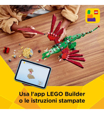 Lego Creator 3 in 1 - Drago medievale - Lego 31161 Si trasforma in Drago,Serpente Marino o in Fenice 715pz Anni 9+ Lego Creator 3 in 1 - Drago medievale - Lego 31161 Si trasforma in Drago,Serpente Marino o in Fenice 715pz Anni 9+