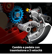 Lego Technic - Motocicletta Ducati Panigale V4 S - Lego 42202 Cambio realistico pedale a 3 velocità Anni 18+ 1603pz Lego Technic - Motocicletta Ducati Panigale V4 S - Lego 42202 Cambio realistico pedale a 3 velocità Anni 18+ 1603pz