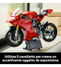 Lego Technic - Motocicletta Ducati Panigale V4 S - Lego 42202 Cambio realistico pedale a 3 velocità Anni 18+ 1603pz Lego Technic - Motocicletta Ducati Panigale V4 S - Lego 42202 Cambio realistico pedale a 3 velocità Anni 18+ 1603pz