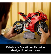 Lego Technic - Motocicletta Ducati Panigale V4 S - Lego 42202 Cambio realistico pedale a 3 velocità Anni 18+ 1603pz Lego Technic - Motocicletta Ducati Panigale V4 S - Lego 42202 Cambio realistico pedale a 3 velocità Anni 18+ 1603pz