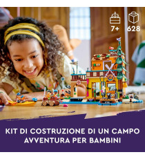 Lego Friends - Campo Avventura - Sport acquatici - Lego 42626 con molo,campeggio, accessori e 3 personaggi 628pz Anni 7+ Lego Friends - Campo Avventura - Sport acquatici - Lego 42626 con molo,campeggio, accessori e 3 personaggi 628pz Anni 7+