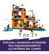 Lego Friends - Campo Avventura - Sport acquatici - Lego 42626 con molo,campeggio, accessori e 3 personaggi 628pz Anni 7+ Lego Friends - Campo Avventura - Sport acquatici - Lego 42626 con molo,campeggio, accessori e 3 personaggi 628pz Anni 7+