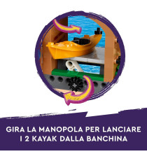 Lego Friends - Campo Avventura - Sport acquatici - Lego 42626 con molo,campeggio, accessori e 3 personaggi 628pz Anni 7+ Lego Friends - Campo Avventura - Sport acquatici - Lego 42626 con molo,campeggio, accessori e 3 personaggi 628pz Anni 7+