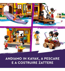 Lego Friends - Campo Avventura - Sport acquatici - Lego 42626 con molo,campeggio, accessori e 3 personaggi 628pz Anni 7+ Lego Friends - Campo Avventura - Sport acquatici - Lego 42626 con molo,campeggio, accessori e 3 personaggi 628pz Anni 7+
