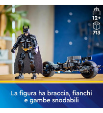 Lego Dc Batman - Personaggio costruibile di Batman con Bat-Pod - Lego 76273 dal film da Il Cavaliere Oscuro Anni 12+ 713pz Lego Dc Batman - Personaggio costruibile di Batman con Bat-Pod - Lego 76273 dal film da Il Cavaliere Oscuro Anni 12+ 713pz