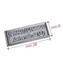 Gomma di ricambio 27x10mm personalizzabile per timbro autoinchiostrante o manuale max 3 righe alta qualità Gomma di ricambio 27x10mm personalizzabile per timbro autoinchiostrante o manuale max 3 righe alta qualità
