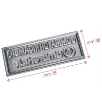 Gomma di ricambio 76x37mm personalizzabile per timbro autoinchiostrante o manuale max 8 righe alta qualità Gomma di ricambio 76x37mm personalizzabile per timbro autoinchiostrante o manuale max 8 righe alta qualità