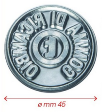 Gomma di ricambio rotonda diametro 45mm personalizzabile per timbro autoinchiostrante o manuale max 8 righe alta qualità Gomma di ricambio rotonda diametro 45mm personalizzabile per timbro autoinchiostrante o manuale max 8 righe alta qualità