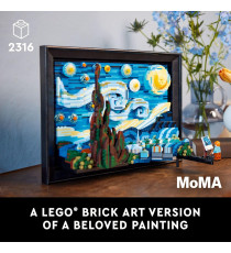 Lego Ideas - Vincent van Gogh - Notte stellata - Lego 21333 Riproduzione 3D 2313pz Anni 18+ Lego Ideas - Vincent van Gogh - Notte stellata - Lego 21333 Riproduzione 3D 2313pz Anni 18+