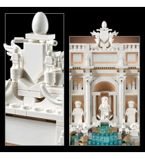 Lego Architecture - Fontana di Trevi - Lego 21062 con Facciata di Palazzo Poli e Sculture Anni 18+ 1880pz Lego Architecture - Fontana di Trevi - Lego 21062 con Facciata di Palazzo Poli e Sculture Anni 18+ 1880pz