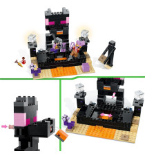 Lego Minecraft - The End Arena - Lego 21180 Introvabile Lava, Ender Drago e Enderman ANNI 8+ 252pz Lego Minecraft - The End Arena - Lego 21180 Introvabile Lava, Ender Drago e Enderman ANNI 8+ 252pz