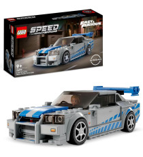 Lego Speed Champions - 2 Fast 2 Furious Nissan Skyline GT-R (R34) - Lego 76917 con Minifigure del Pilota 319pz Anni 9+ Lego Speed Champions - 2 Fast 2 Furious Nissan Skyline GT-R (R34) - Lego 76917 con Minifigure del Pilota 319pz Anni 9+