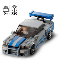 Lego Speed Champions - 2 Fast 2 Furious Nissan Skyline GT-R (R34) - Lego 76917 con Minifigure del Pilota 319pz Anni 9+ Lego Speed Champions - 2 Fast 2 Furious Nissan Skyline GT-R (R34) - Lego 76917 con Minifigure del Pilota 319pz Anni 9+