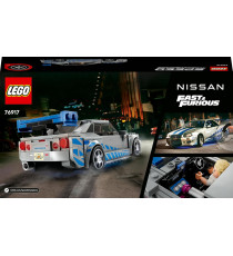 Lego Speed Champions - 2 Fast 2 Furious Nissan Skyline GT-R (R34) - Lego 76917 con Minifigure del Pilota 319pz Anni 9+ Lego Speed Champions - 2 Fast 2 Furious Nissan Skyline GT-R (R34) - Lego 76917 con Minifigure del Pilota 319pz Anni 9+