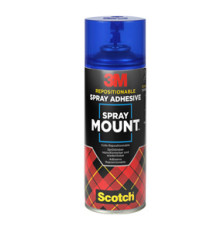 Adesivo Spray Mount - riposizionabile - 400 ml - trasparente - 3M Adesivo Spray Mount - riposizionabile - 400 ml - trasparente - 3M