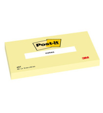 Blocco foglietti - 657 - 76 x 102 mm - giallo Canary - 100 fogli - Post-it Blocco foglietti - 657 - 76 x 102 mm - giallo Canary - 100 fogli - Post-it