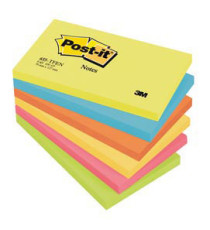 Blocco foglietti Colori Energy - 655-TFEN - 76 x 127 mm - 72 gr - colori assortiti - 100 fogli - Post-it