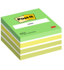 Blocco foglietti Cubo - 2028-G - 76 x 76 mm - 72 gr - colori assortiti - 450 fogli - Post-it Blocco foglietti Cubo - 2028-G - 76 x 76 mm - 72 gr - colori assortiti - 450 fogli - Post-it