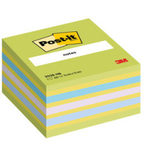 Blocco foglietti Cubo - 2028-NB - 76 x 76 mm - 72 gr - colori assortiti - 450 fogli - Post-it