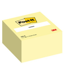 Blocco foglietti Cubo - 636-B - 76 x 76 mm - giallo Canary - 450 fogli - Post-it Blocco foglietti Cubo - 636-B - 76 x 76 mm - giallo Canary - 450 fogli - Post-it