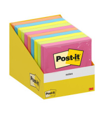 Blocco foglietti Post-it  - 76 x 76 mm - colori assortiti - 100 fogli - Post-it - conf. 10 blocchi Blocco foglietti Post-it  - 76 x 76 mm - colori assortiti - 100 fogli - Post-it - conf. 10 blocchi