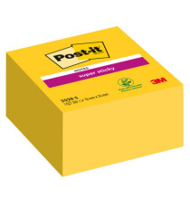 Blocco foglietti Post-it Super Sticky - 2028-S - 76 x 76 mm - giallo oro - 350 fogli - Post-it Blocco foglietti Post-it Super Sticky - 2028-S - 76 x 76 mm - giallo oro - 350 fogli - Post-it