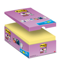 Blocco foglietti Post-it Super Sticky - 655-SSCY-VP16-EU - 76 x 127 mm - giallo Canary - 90 fogli - Post-it - conf. 16 b Blocco foglietti Post-it Super Sticky - 655-SSCY-VP16-EU - 76 x 127 mm - giallo Canary - 90 fogli - Post-it - conf. 16 b
