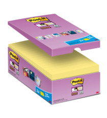 Blocco foglietti Post-it Super Sticky - 655-SSCY-VP16-EU - 76 x 127 mm - giallo Canary - 90 fogli - Post-it - conf. 16 b Blocco foglietti Post-it Super Sticky - 655-SSCY-VP16-EU - 76 x 127 mm - giallo Canary - 90 fogli - Post-it - conf. 16 b