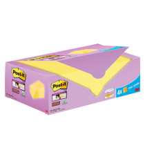 Blocco foglietti Post-it Super Sticky - 655-SSCY-VP24 - 76  x 127 mm - giallo Canary - 90 fogli - Post-it - conf. 24 blo