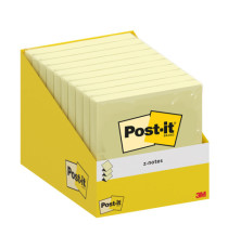 Blocco foglietti Post-it Z-Notes - 76 x 76 mm - giallo canary - 100 fogli - Post-it - conf. 10 blocchi Blocco foglietti Post-it Z-Notes - 76 x 76 mm - giallo canary - 100 fogli - Post-it - conf. 10 blocchi
