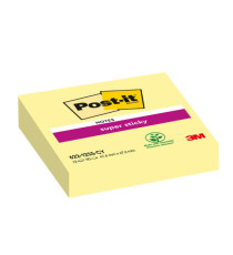 Blocco foglietti Super Sticky - 622-12SS-CY - 47,6 x 47,6 mm - giallo Canary - 90 fogli - Post-it
