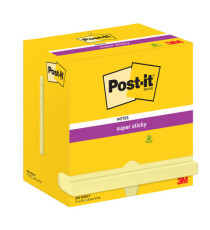 Blocco foglietti Super Sticky - 655-12SS-CY - 76 x 127 mm - giallo Canary - 90 fogli - Post-it