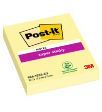 Blocco foglietti Super Sticky - 656-12SS-CY-EU - 47,6 x 76 mm - giallo Canary - 90 fogli - Post-it Blocco foglietti Super Sticky - 656-12SS-CY-EU - 47,6 x 76 mm - giallo Canary - 90 fogli - Post-it