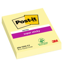 Blocco foglietti Super Sticky - 656-12SS-CY-EU - 47,6 x 76 mm - giallo Canary - 90 fogli - Post-it Blocco foglietti Super Sticky - 656-12SS-CY-EU - 47,6 x 76 mm - giallo Canary - 90 fogli - Post-it