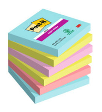 Blocco Post-it Super Sticky - 654-6SS-COS - 76 x 76 mm - colori Cosmic - 90 fogli - Post-it - conf. 6 pezzi Blocco Post-it Super Sticky - 654-6SS-COS - 76 x 76 mm - colori Cosmic - 90 fogli - Post-it - conf. 6 pezzi