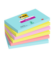 Blocco Post-it Super Sticky - 655-6SS-COS - 76 x 127 mm - colori Cosmic - 90 fogli - Post-it - conf. 6 pezzi Blocco Post-it Super Sticky - 655-6SS-COS - 76 x 127 mm - colori Cosmic - 90 fogli - Post-it - conf. 6 pezzi